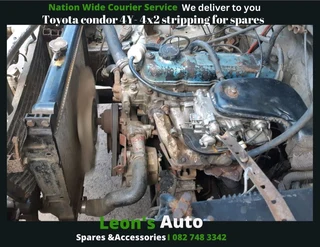 Toyota Condor 4y 4x2 stripping for spares