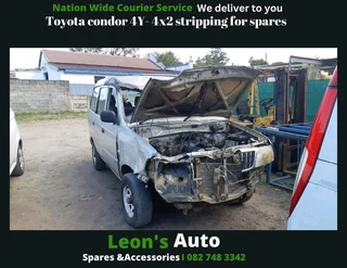 Toyota Condor 4y 4x2 stripping for spares
