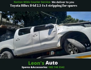 Toyota hulix D4d 2.5 stripping for spares