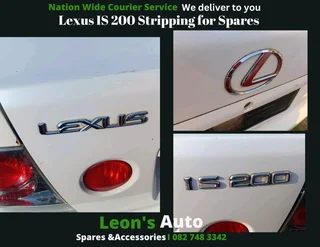 Toyota Lexus IS200 stripping for spares