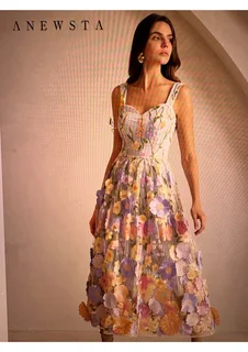 Floral Strappy Cocktail Dress