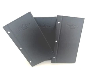 Menu Covers, Restaurants, Game Lodge, Hospitality, Hotel, Guest House, Bill Folds, Stationery Folder