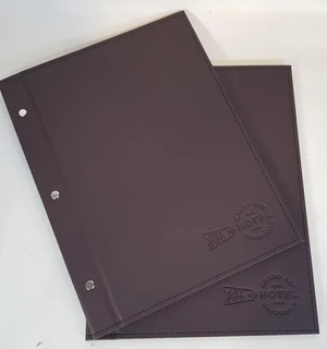 Menu Covers, Restaurants, Game Lodge, Hospitality, Hotel, Guest House, Bill Folds, Stationery Folder