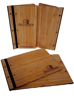 Menu Covers, Restaurants, Game Lodge, Hospitality, Hotel, Guest House, Bill Folds, Stationery Folder