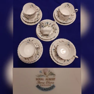5 Sets of Royal Albert Brigadoon Trios