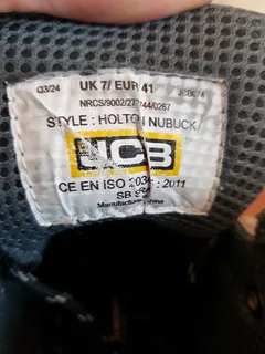 JCB Safety Boots For Sale - size 7