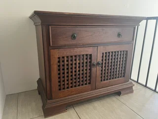 solid mahogany display piece / TV stand for sale
