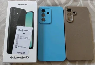 Samsung galaxy A26 5G brand new with extras