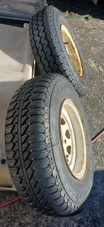 Two 10 Inch Trailer rims
