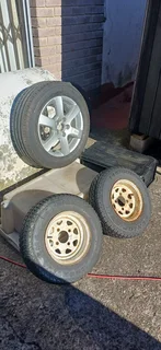 Two 10 Inch Trailer rims