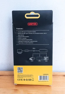 4k 60HZ UNITEK 1.8m USB3.1 to Type-C to DisplayPort Cable