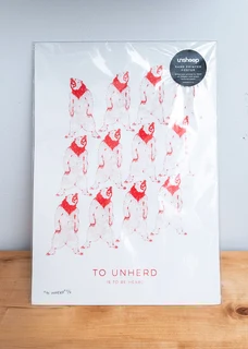 To Unherd Is To Be Heard Hand Printed A3 Numbered Print, 2 of 8