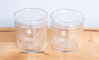 2 x Nespresso Citiz 150ml Double Wall Espresso Glasses