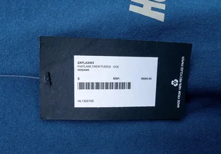 Mens Hurley Fastlane Sweater Top Size Small *New with tags*