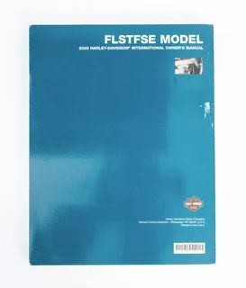 Harley-Davidson 2005 FLSTFSE Multi-Language International Owner Manual 99487-05i