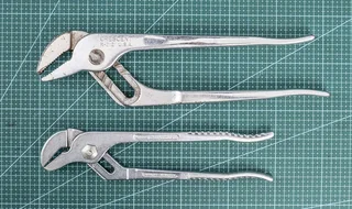 Gedore &amp; Crescent Water Pump Pliers Flat Jaw