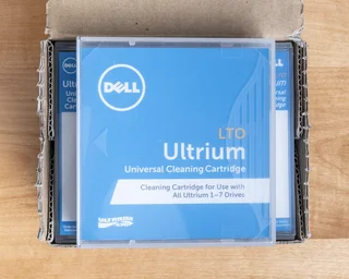 DELL LTO6 Ultrium 6 2.5TB/6.25TB Data Cartridge Tape Media &#43; Universal Cleaning Tape Cartridges