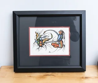 The Duck Guardian by Cecil Youngfox Canadian Native Artist