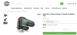 Bosch EasyCurvSander 12 Cordless Disc Sander &amp; Polisher