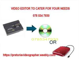 Transfer Vhs Casettes To  Cd / Memory Stick In Pretoria 0785347930
