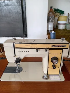 Frick sewing machine with cupboard