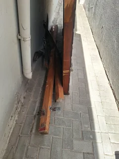 Single Wooden garage door