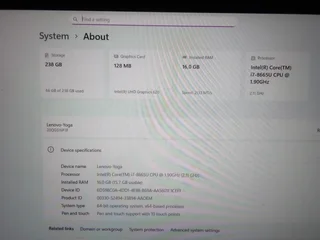 Laptop - Lenovo Thinkpad Yoga  X1 4th Gen