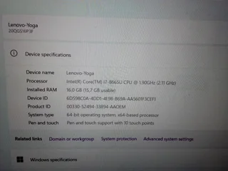 Lenovo Thinkpad Yoga X1, 16GB RAM, 2-in-1