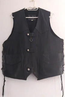 R400 for 2 x Black Leather Jackets PLUS 1 x Black Leather Waistcoat