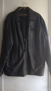 R400 for 2 x Black Leather Jackets PLUS 1 x Black Leather Waistcoat