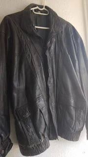 R400 for 2 x Black Leather Jackets PLUS 1 x Black Leather Waistcoat