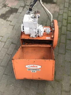 2 x Rolux Magnum Cylinder Lawnmowers - Complete, Non-Running (17”)