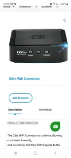 Dstv WiFi connector brand new