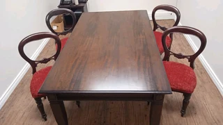 Replica Victorian Table and 4 Chairs for sale