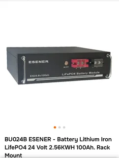 25.6V , 2.56kw, 100ah LifePO4 Lithium Batteries