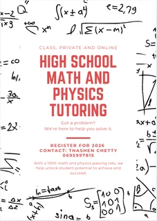 Online Maths and Physics Tuitions
