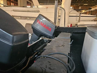 16ft Cat Hull on trailer