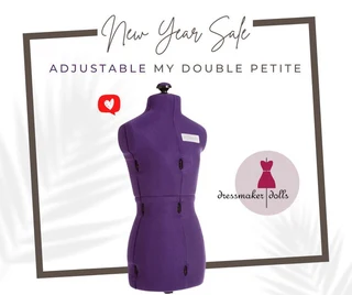Dressmaker Doll / Sewing Mannequin / Tailors Dummy - Petite - Adjustable Mannequins