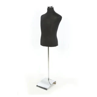 Male Display Torso Mannequin (Black & Beige)