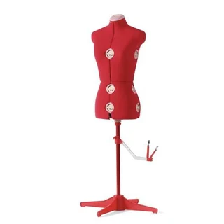 Dressmaker Doll / Sewing Mannequin / Tailors Dummy - Siera 150 - Red - Small Adjustable Mannequin