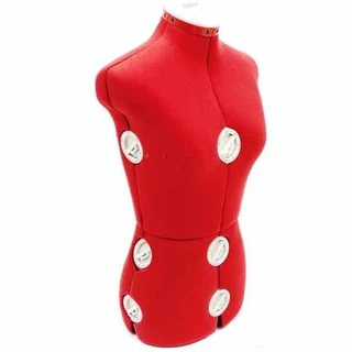 Dressmaker Doll / Sewing Mannequin / Tailors Dummy - Siera 150 - Red - Small Adjustable Mannequin