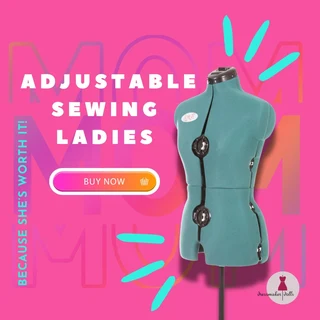 Rani Green Dressmaker Doll/Sewing Mannequin/Tailors Dummy - Rani Green - Medium Adjustable Mannequin