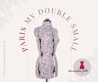 Small Dressmaker Doll / Sewing Mannequin / Tailors Dummy - My Double - Paris - Small Adjustable Doll