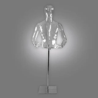 Display Forms - Translucent / Clear Male &amp; Female Torso&#39;s