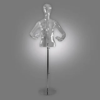 Display Forms - Translucent / Clear Male & Female Torso's