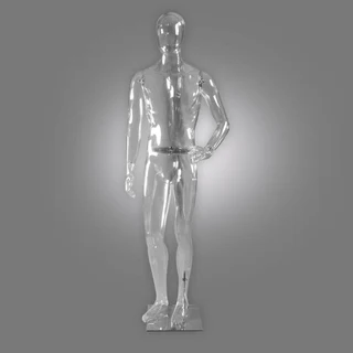 Display Forms - Translucent / Clear Male &amp; Female Full Body Mannequins