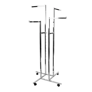 SALE Garment Rail - 4 Arm Straight