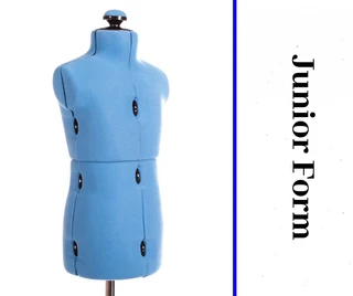 Dressmaker Doll / Sewing Mannequin / Tailors Dummy - Kids Adjustable Form Mannequin - Blue