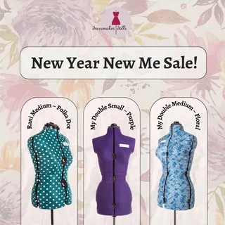 Dressmaker Doll / Sewing  Mannequin / Tailors Dummy - Rani - Polka Dot - Small Adjustable Mannequin