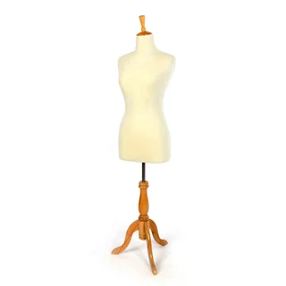 Female Torso with Wooden Arm, Tripod – Wooden base